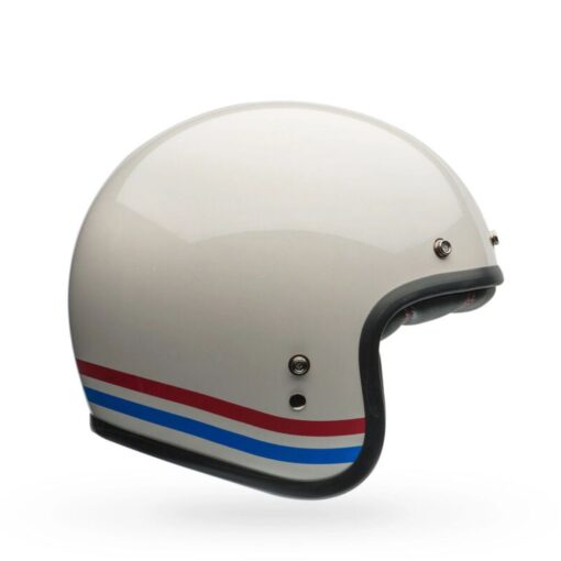 Casco Bell Custom 500 Stripes Pearl White - Imagen 2